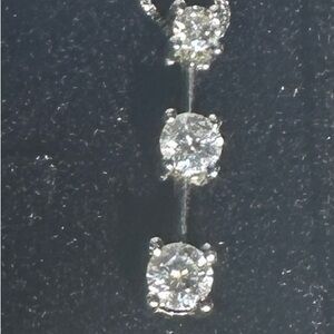 Diamond Three Stone Pendant